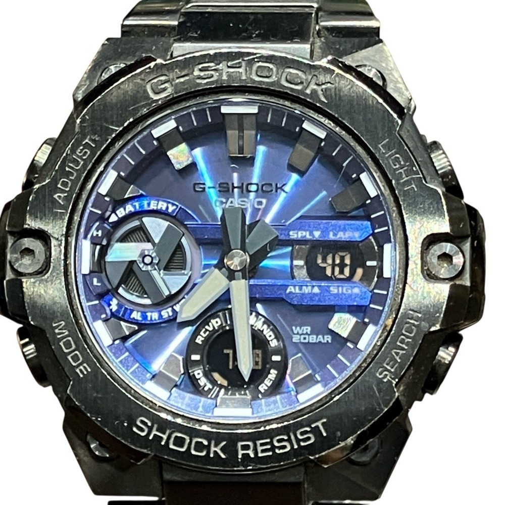 Casio G-SHOCK watch, total weight 152.4g, stainless steel, radio-controlled s...